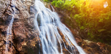 Waterfalls in Koh Samui